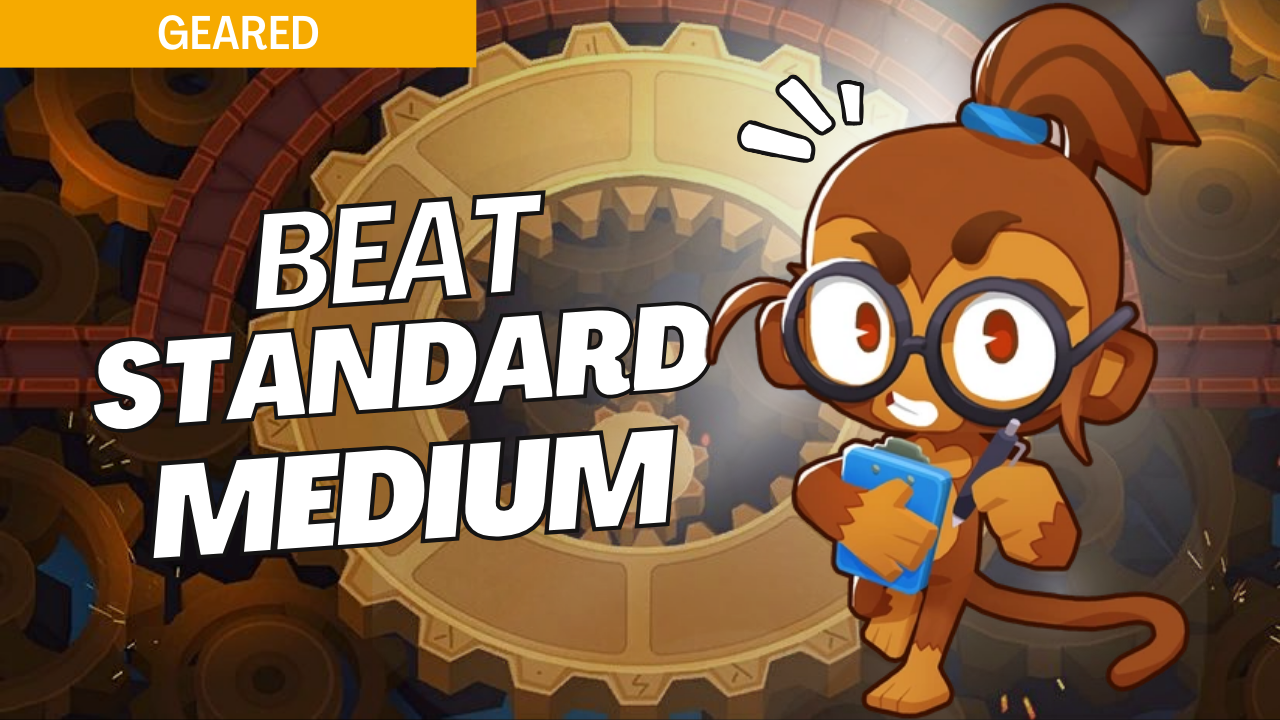 Beat Medium mode on Geared with strategic placements that accommodate the rotating map. This guide offers budget-conscious setups to tackle each wave effectively, ensuring a smooth run through Medium difficulty on Geared.