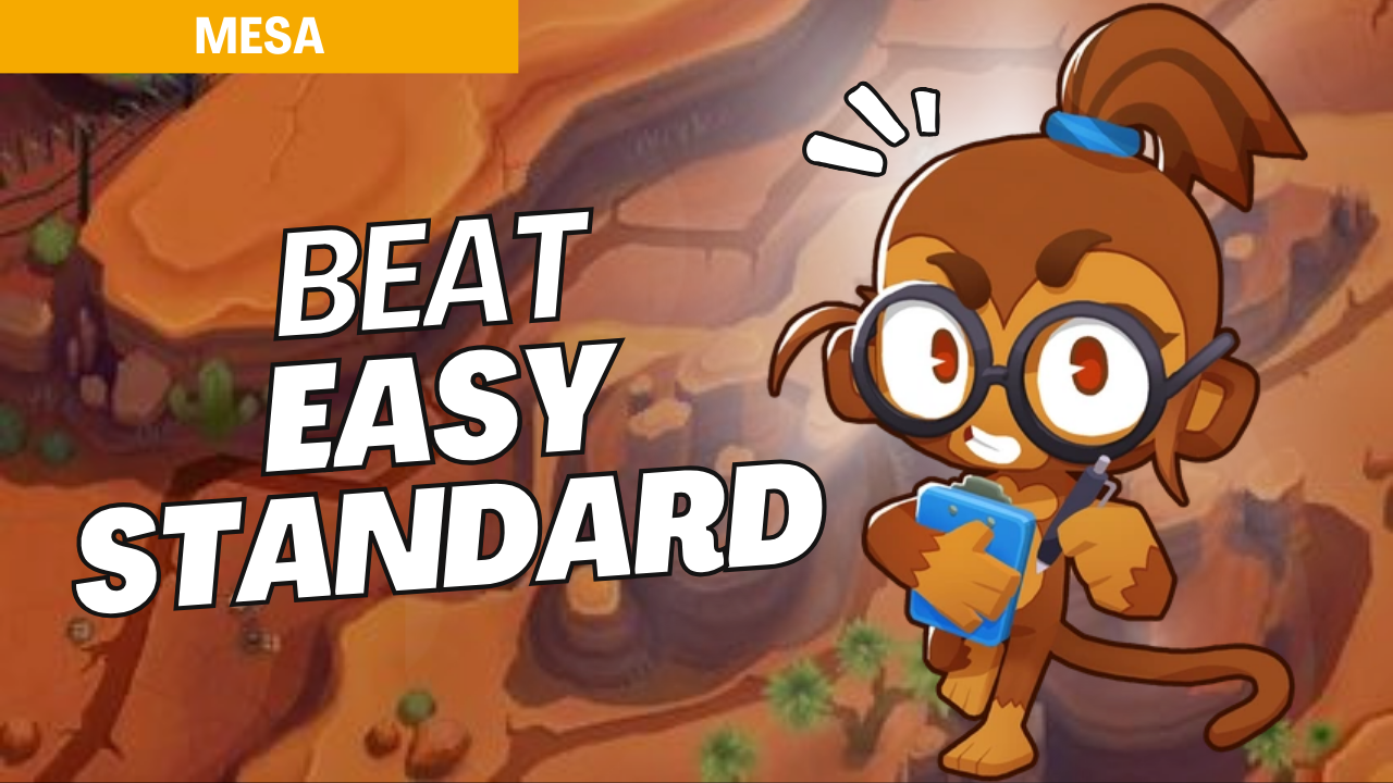 Conquer Easy mode on Mesa with this foundational setup. Mesa’s unique winding paths require thoughtful tower placements to clear each wave smoothly. Use this guide to build an effective defense and complete the map without issues.