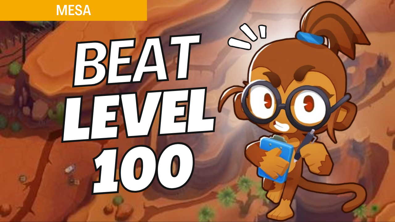 Conquer Mesa beyond Level 100 in Hard mode with this advanced strategy. Extended rounds on the challenging Mesa map require strategic placements and smart upgrades. Use this guide to push past Level 100 successfully.
