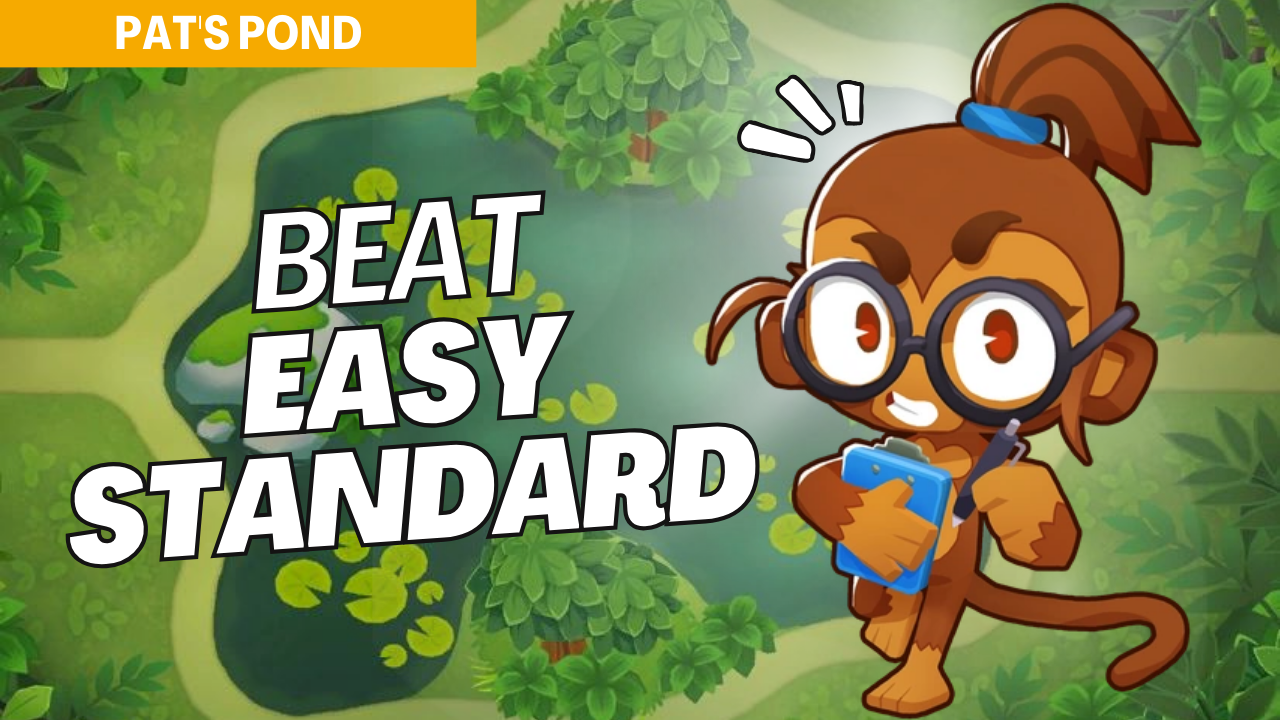 Conquer Easy mode on Pat's Pond with this foundational setup. Pat's Pond’s water-centric layout requires thoughtful tower placements to handle bloon waves effectively. Use this guide to build a reliable defense and complete the map with ease.