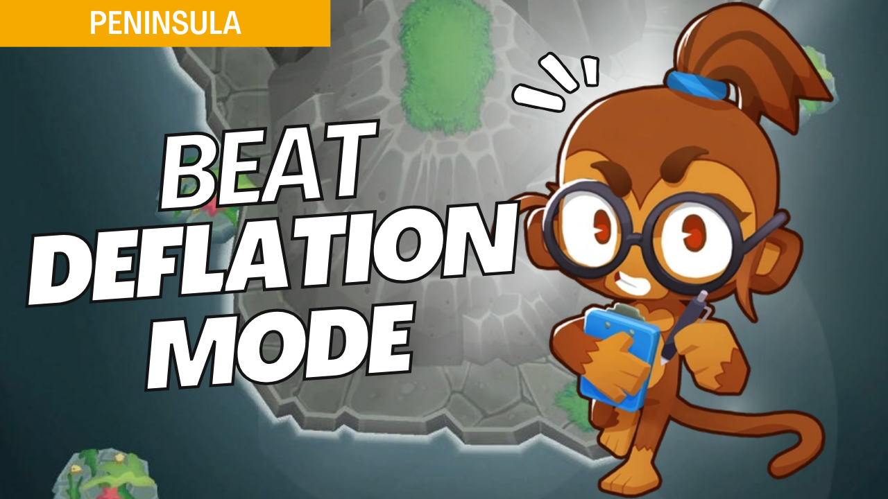 Master Deflation on Peninsula by making the most of limited starting cash. This guide provides essential tower placements to manage all bloon waves without additional income, ensuring a reliable defense in Deflation mode on Peninsula.