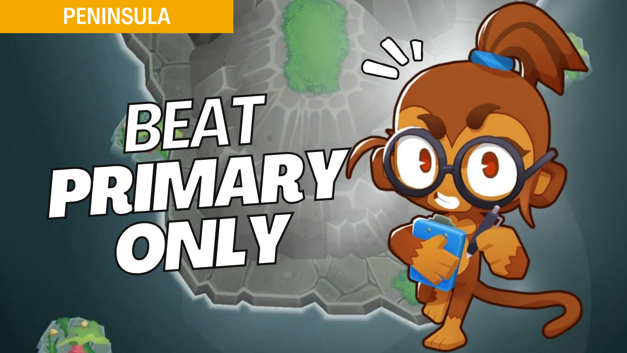 Win Primary Only on Peninsula using only primary towers. The tight, water-bound paths make tower choice crucial, and this guide provides optimized setups to handle each wave effectively with primary towers.