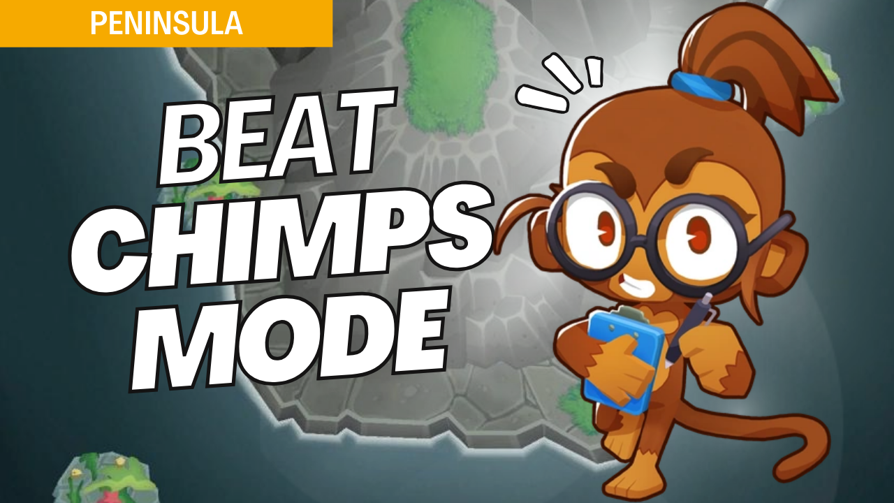 Win CHIMPS on Peninsula with this all-or-nothing strategy. No continues, extra lives, or income make every decision critical in CHIMPS mode. This guide provides exact placements and upgrades to tackle each wave, ensuring victory on Peninsula in CHIMPS mode.