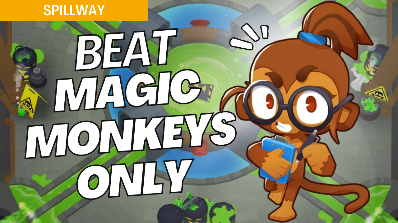Beat Magic Monkeys Only on Spillway using only magic towers. This guide provides key tower placements to take advantage of magic towers’ unique abilities, allowing for effective wave control and a secure defense on Spillway.