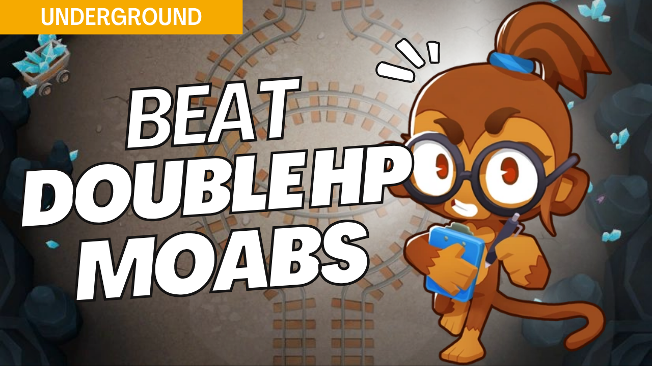 Win Double HP Moabs on Underground with fortified setups that handle extra-tough MOABs. Double-strength MOABs make each round more challenging, so follow this guide for tower placements that counter the increased difficulty on Underground.