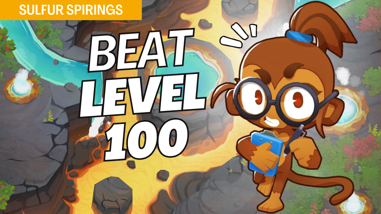 Conquer Sulfur Springs beyond Level 100 in Hard mode with this advanced strategy. Extended rounds on this challenging map require adaptable placements, and this guide provides setups to push past Level 100 successfully.