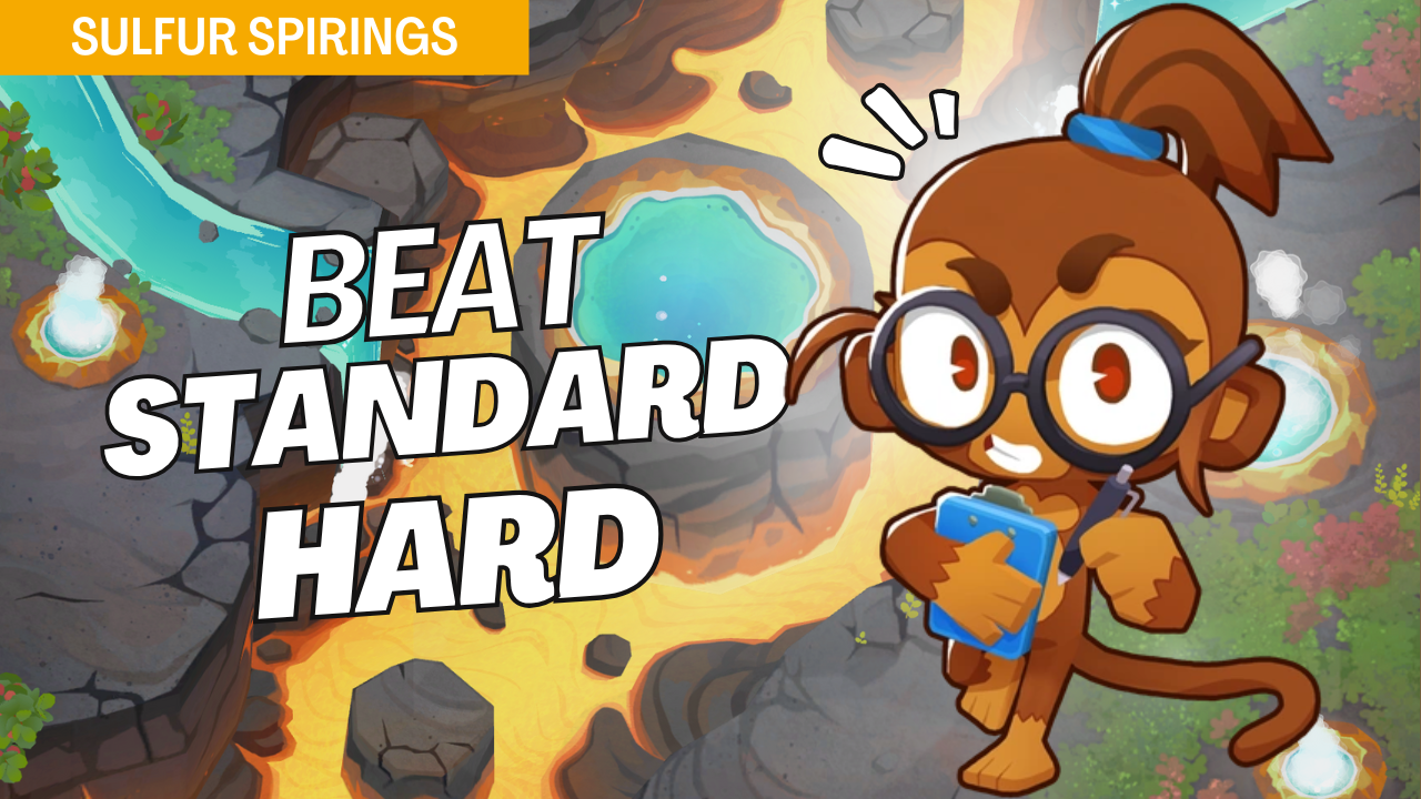 Win Hard mode on Sulfur Springs with carefully planned tower placements and upgrades. This guide provides budget-conscious setups to handle tougher bloon waves, ensuring a reliable defense on Sulfur Springs.