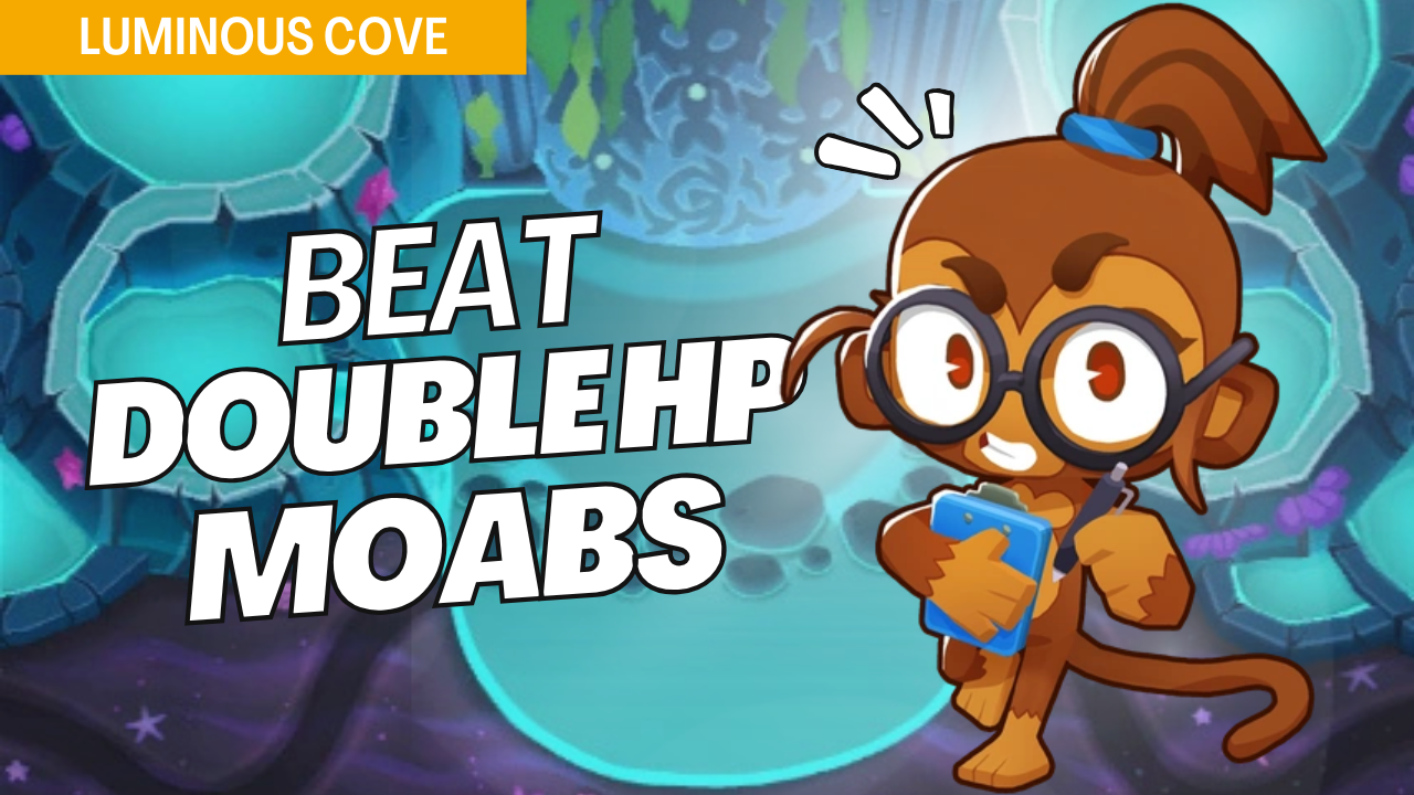 Win Double HP Moabs on Luminous Cove with fortified setups that handle extra-tough MOABs. Double-strength MOABs increase the difficulty, so follow this guide for tower placements that counter the added challenge on Luminous Cove.