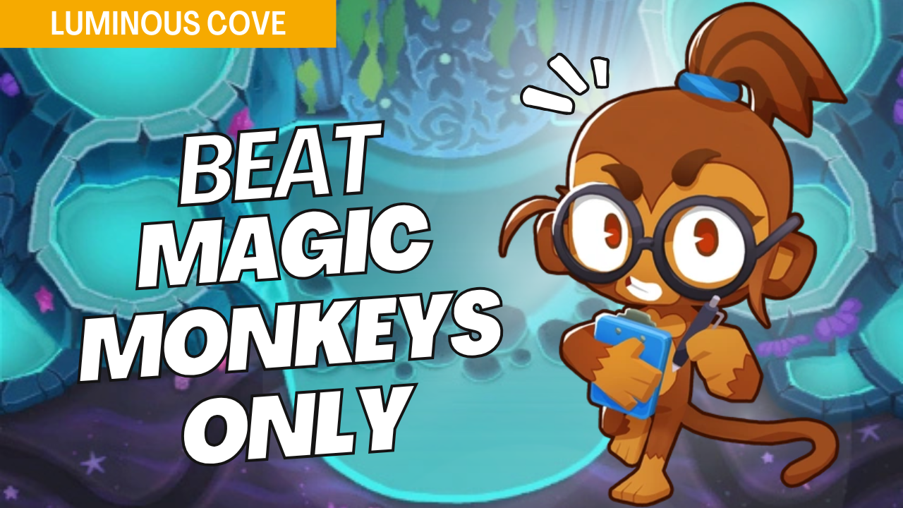 Beat Magic Monkeys Only on Luminous Cove with carefully positioned magic towers. The unique layout of Luminous Cove makes magic tower positioning crucial, and this guide provides key strategies to handle each wave effectively.