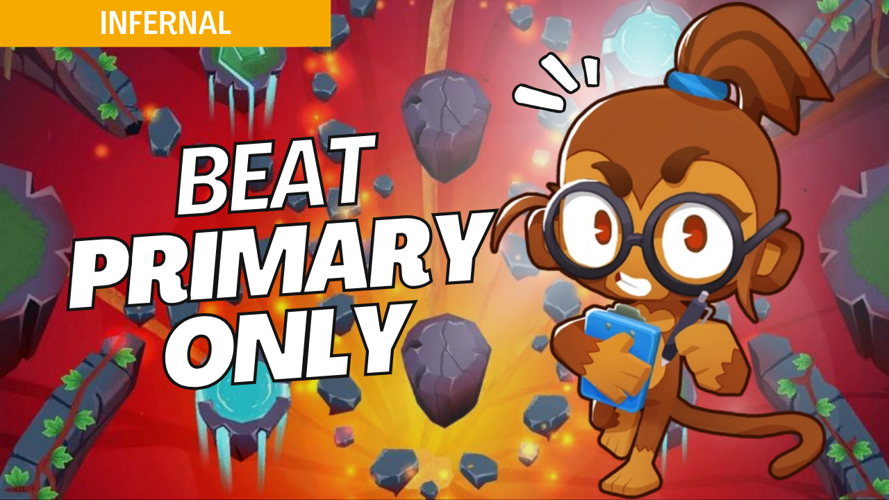 Win Primary Only on Infernal using only primary towers. The map’s split paths make tower choice crucial, and this guide provides optimized setups to handle each wave effectively with primary towers.