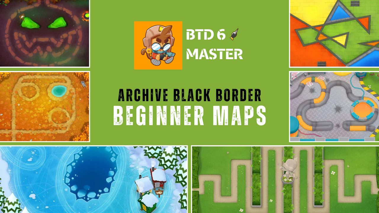 Master every Beginner Map in BTD6 with step-by-step video guides. From Easy mode to CHIMPS, learn the best strategies to earn the Black Border!