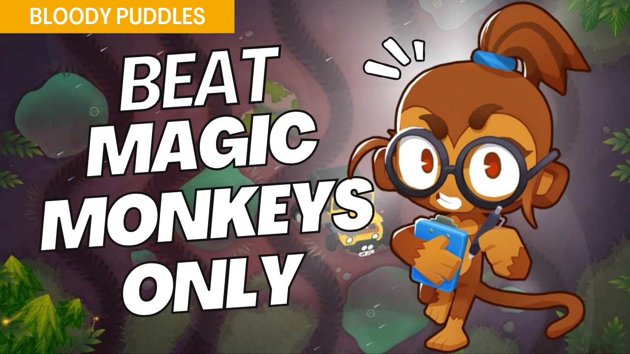 Beat Magic Monkeys Only on Bloody Puddles with effective placements of magic towers. Bloody Puddles’ complex paths demand smart tower positioning, and this guide provides key strategies to control each wave with magic towers.