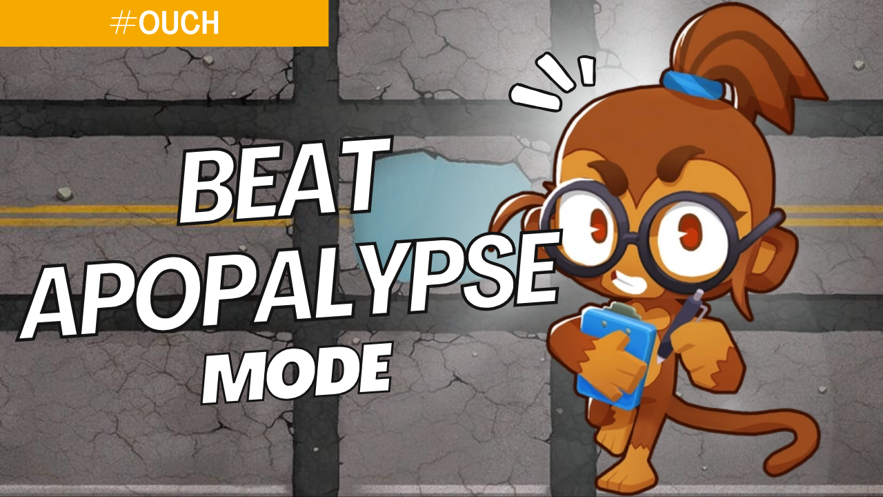Survive Apopalypse on #Ouch with this high-efficiency strategy. The nonstop bloon waves in Apopalypse mode make effective tower placements essential, and this guide provides setups to manage continuous bloon pressure on #Ouch.