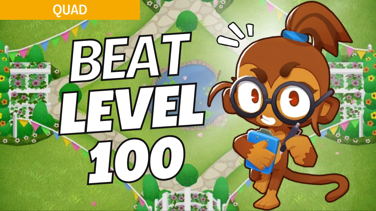 Conquer Quad beyond Level 100 in Hard mode with this advanced strategy. Extended rounds on this complex map require adaptable placements, and this guide provides the setups needed to push past Level 100 successfully.