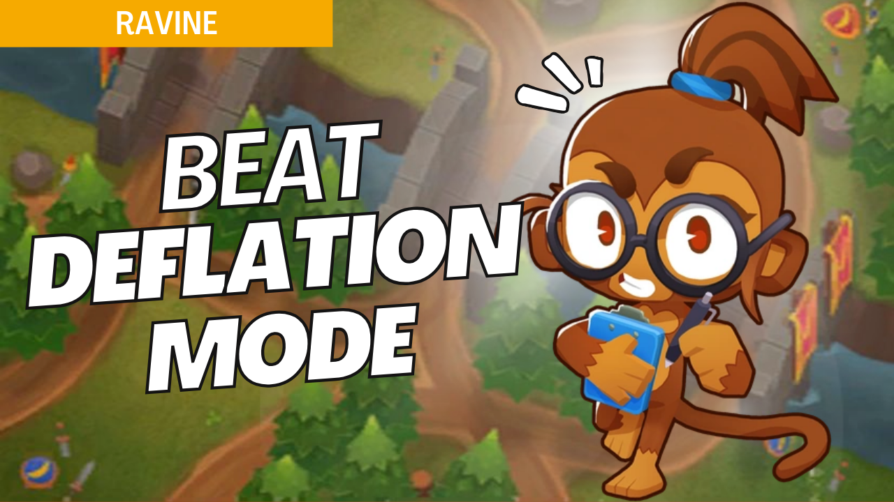 Master Deflation on Ravine by making the most of limited starting cash. This guide provides essential tower placements to handle all bloon waves without additional income, ensuring a solid defense in Deflation mode on Ravine.