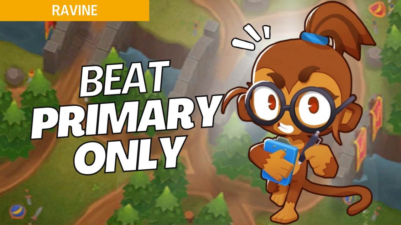 Win Primary Only on Ravine using only primary towers. The rugged layout of Ravine makes tower choice critical, and this guide offers optimized setups to control each wave effectively with primary towers.