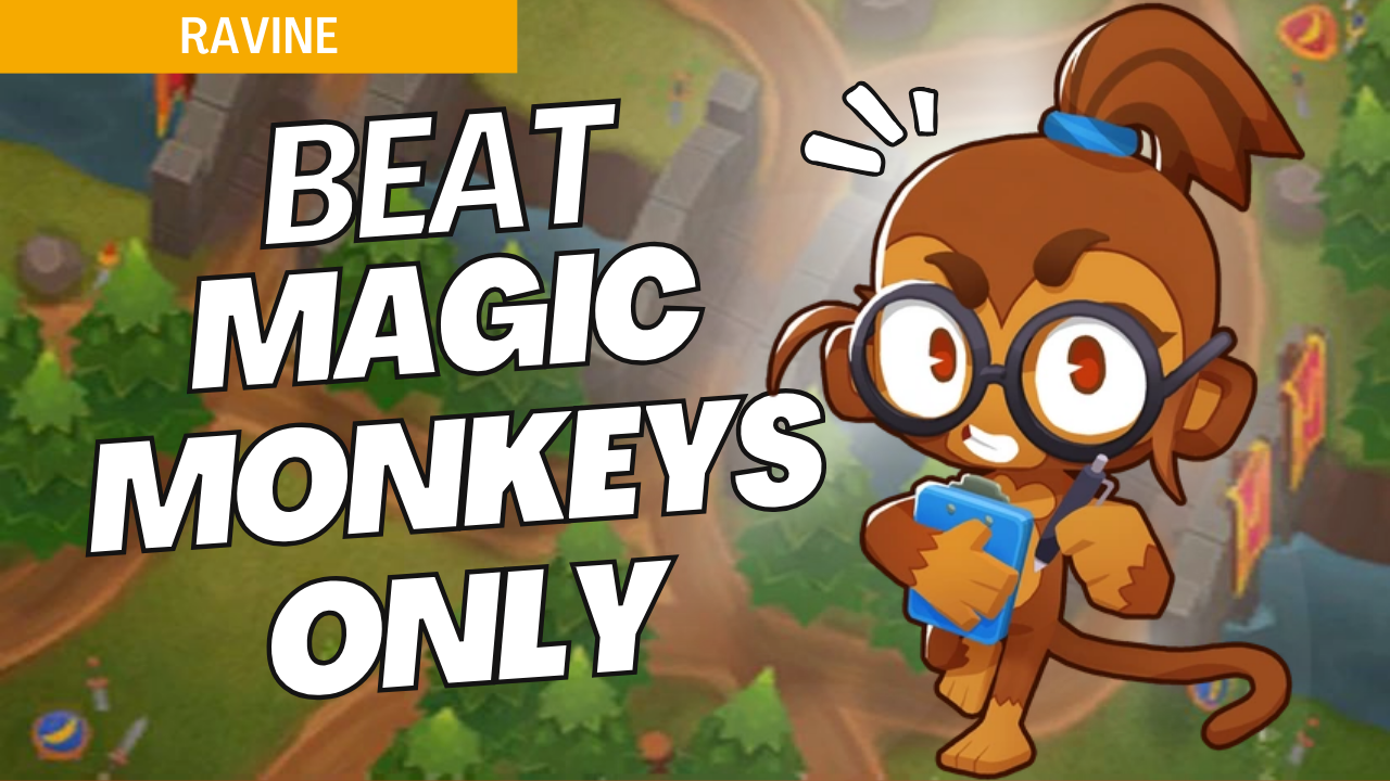 Beat Magic Monkeys Only on Ravine with carefully positioned magic towers. Ravine’s paths make magic tower placement crucial, and this guide offers key strategies to control each wave effectively with magic towers.