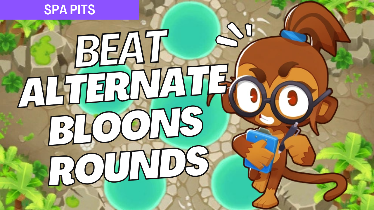 Handle tricky bloon variants on Spa Pits in Alternate Bloons Rounds mode. From early camos to surprise leads, this guide ensures your defense adapts round by round to every curveball bloons throw at you.
