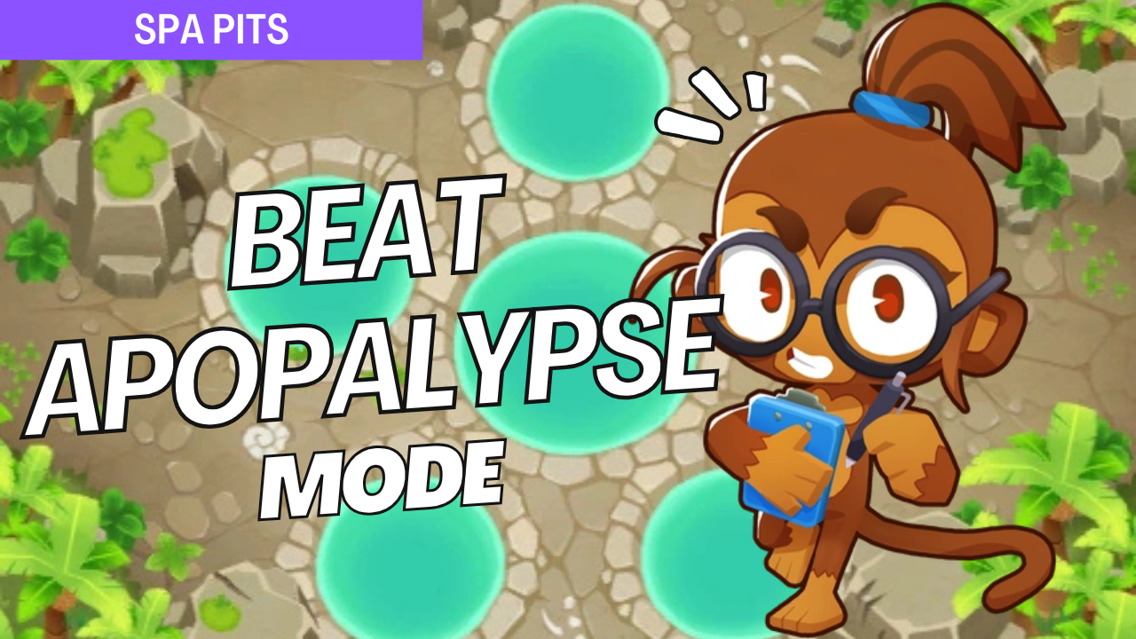 Survive the chaos of Apopalypse on Spa Pits with nonstop wave defenses. Bloons never stop coming—this guide provides a relentless setup to stay ahead from Round 1 through the end.