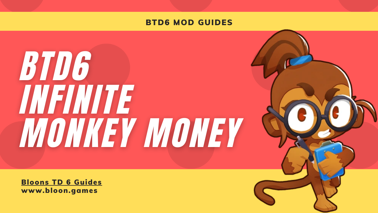 An image showcasing a very high Monkey Money balance in Bloons TD 6, indicating the use of an infinite Monkey Money mod.