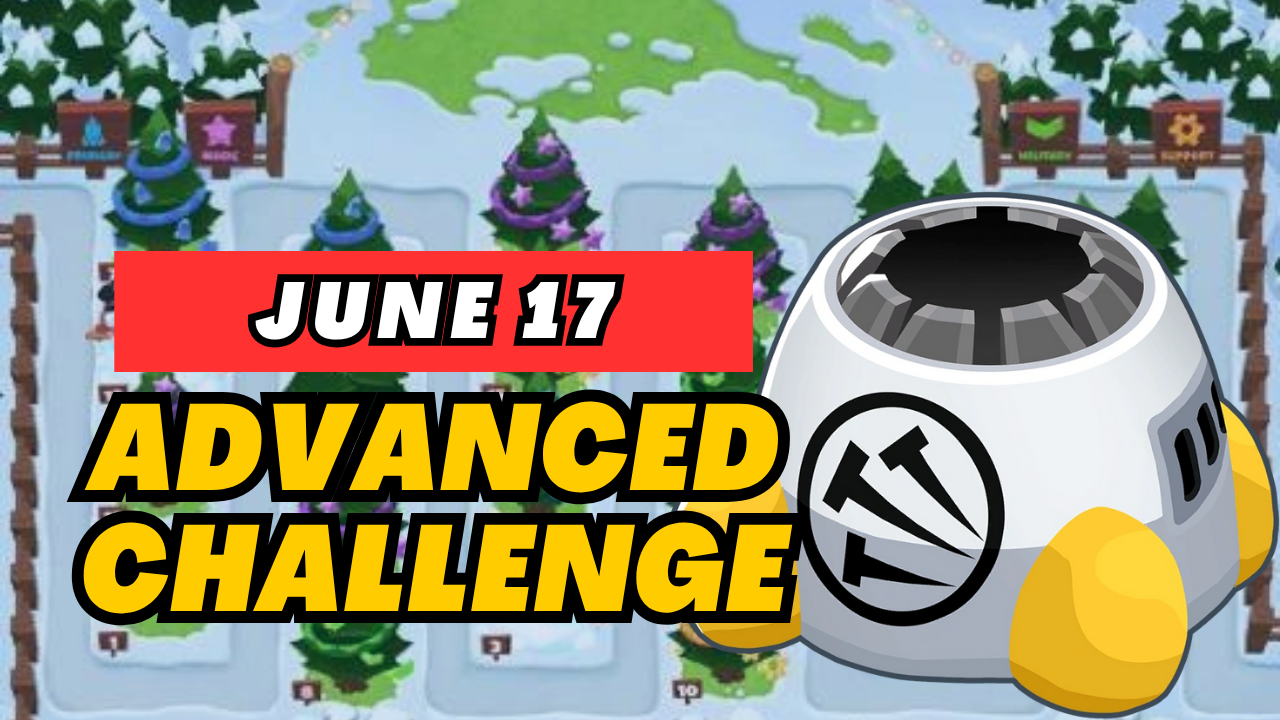BTD6 June 17, 2025 Daily Advanced Challenge! Discover top strategies to conquer this challenging daily quest and get tips for passing tough levels. Explore the latest guide and insights for Bloons TD 6!