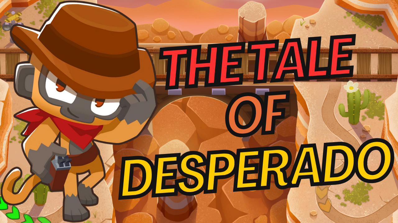 Dive into the excitement of the 'The Tale of Desperado' Story Quest in Bloons TD 6, introduced in Version 49.0! You can learn how to pass the second part, "Bloons at Sunset Gulch" by watching this video. Have fun gaming!