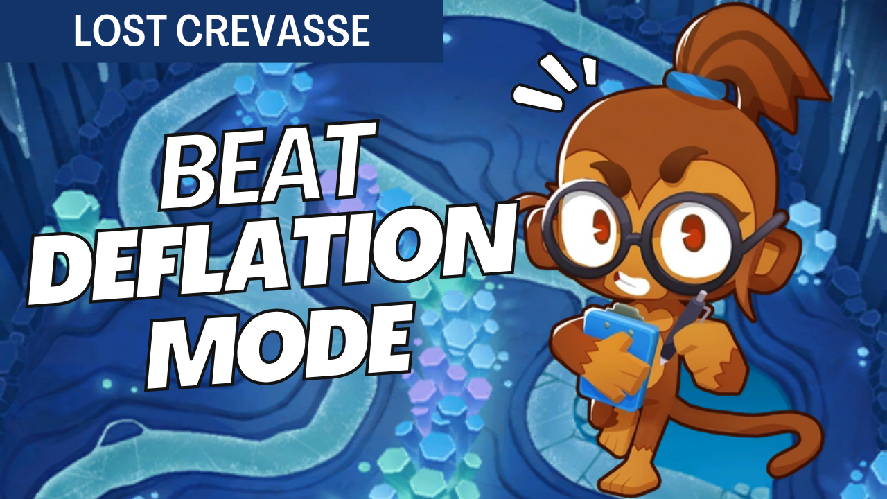 Complete Lost Crevasse Easy Deflation mode using Quincy, Monkey Village, Alchemists, and Monkey Aces. No Monkey Knowledge required.