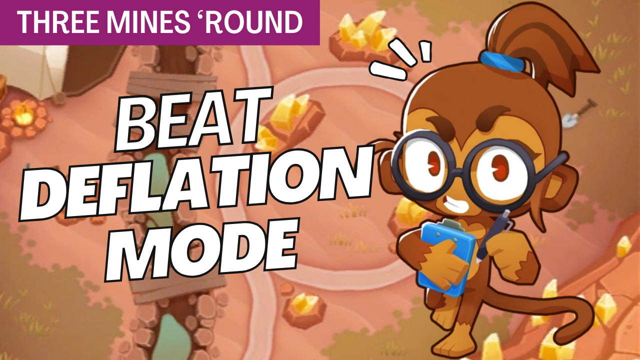 Clear Deflation on the new Three Mines ’Round map easily with this Quincy, Buccaneer, and Wizard setup. Fast and reliable BTD6 strategy.