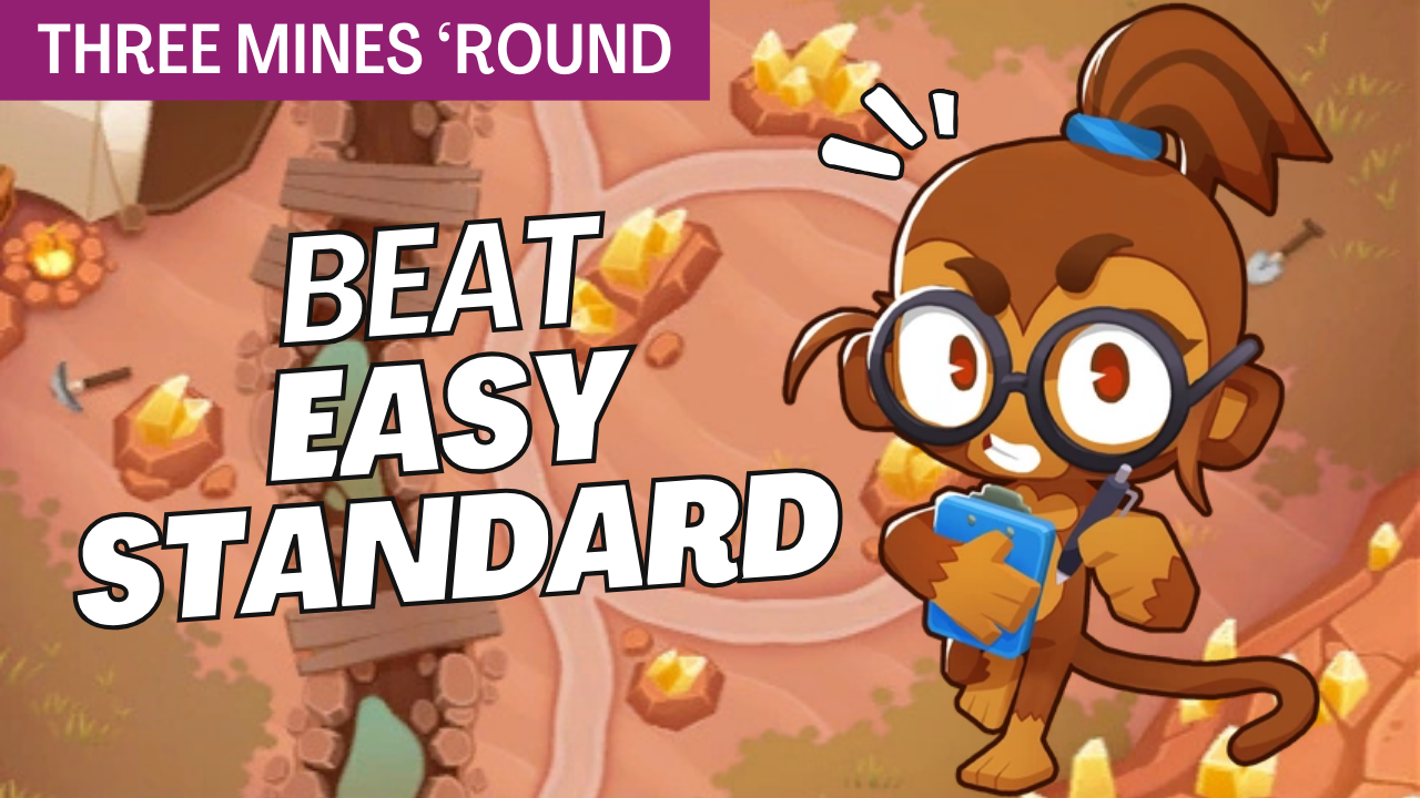 Quick and easy BTD6 guide for Three Mines ’Round Easy Standard using Quincy and a 4-2-0 Aircraft Carrier for a guaranteed victory.