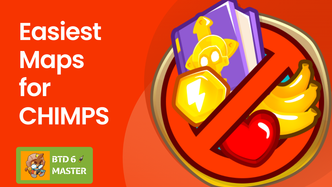 A beginner-friendly guide to the easiest CHIMPS maps in BTD6, featuring Logs, Resort, Three Mines ’Round, Cubism, and Four Circles, with strategies for easy wins.