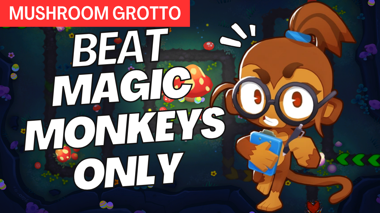 Magic Monkeys Only on Mushroom Grotto made easy! Learn how to manage darkness, place towers smartly, and dominate every round with magic power!