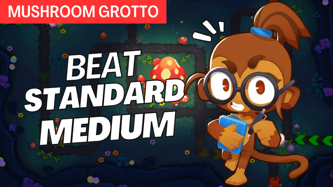 Mushroom Grotto on Medium made simple! Learn how to manage darkness, place towers effectively, and dominate every round with ease!