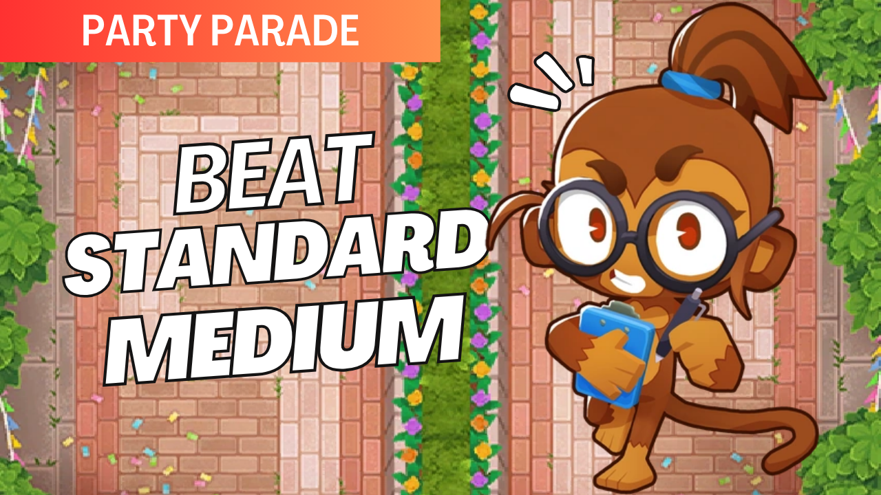 Medium mode on Party Parade getting tougher? Use this proven setup to control every wave and dominate the map with smart tower choices!
