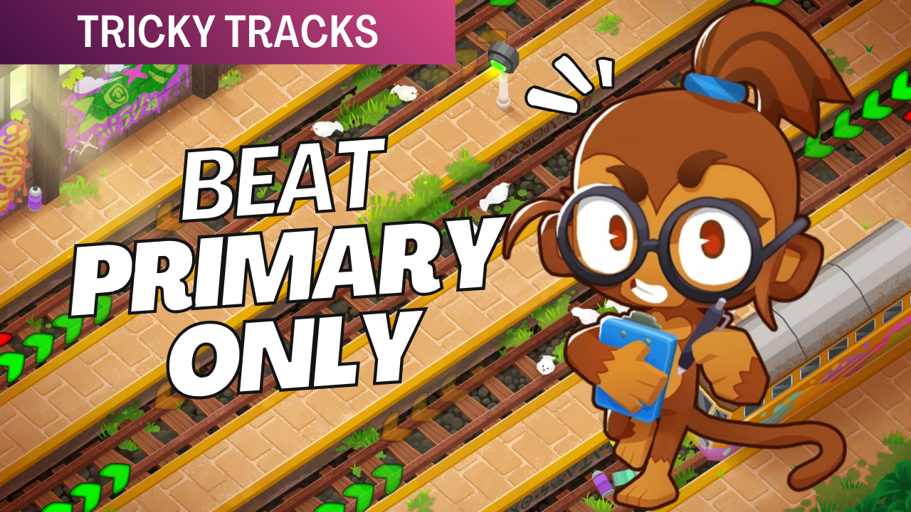 Primary Only on Tricky Tracks made simple! Discover the best tower setup and upgrades to crush every round using only primary monkeys. Easy win guide!