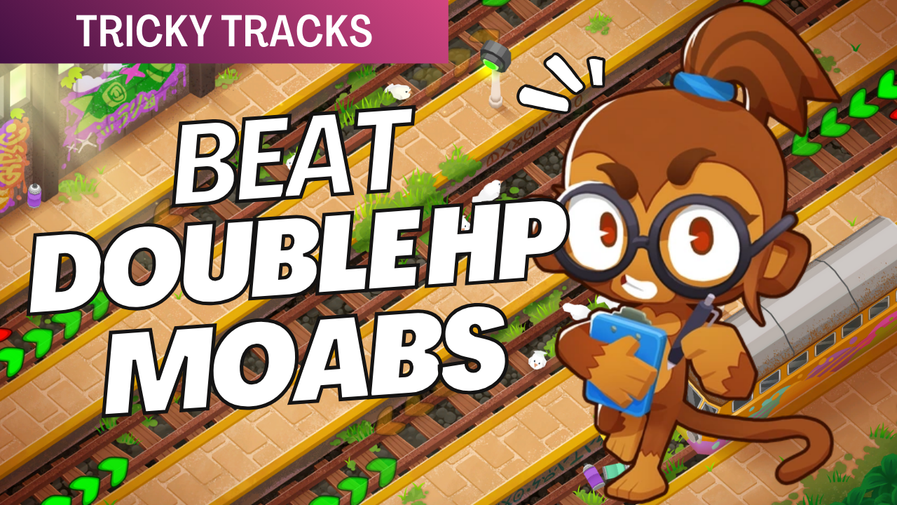 Double HP MOABs making Tricky Tracks harder? Use this strong setup to shred tanky bloons and dominate every round with ease!