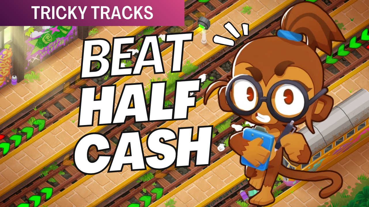 Half Cash on Tricky Tracks is tough! Use this efficient strategy to survive low income, optimize upgrades, and secure a clean win!