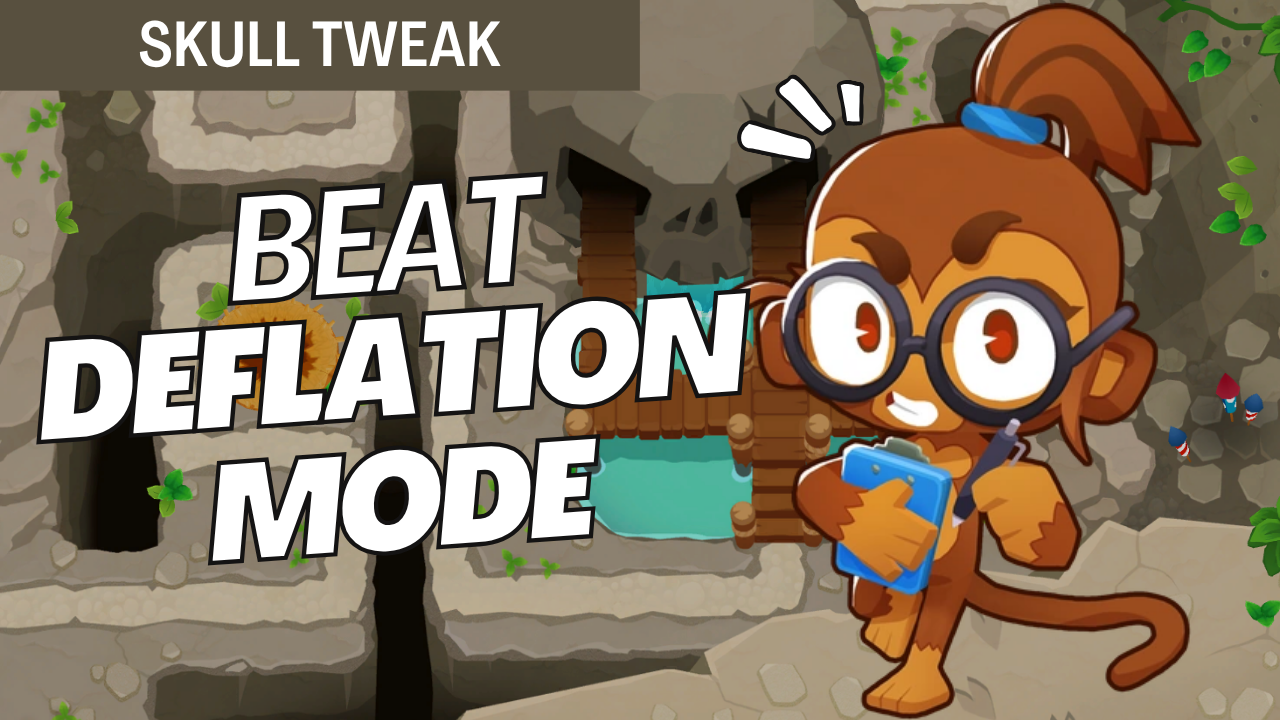 Deflation on Skull Tweak made easy! Build the perfect defense with limited cash, use smart placements, and clear every round without extra income!