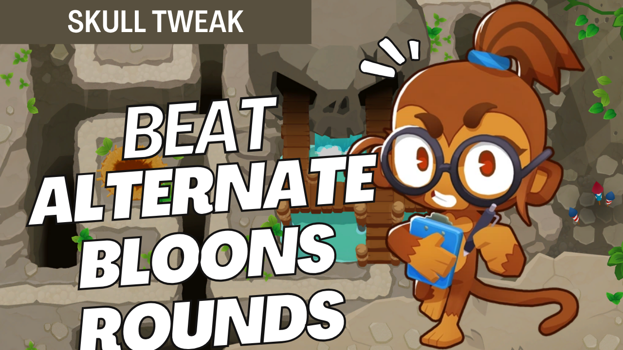 Alternate Bloons Rounds on Skull Tweak is unpredictable! Adapt to unexpected bloon waves, use smart tower placements, and dominate every round!