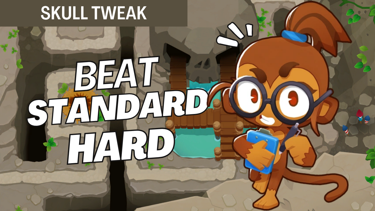 Hard mode on Skull Tweak is challenging! Use smart tower placements, powerful upgrades, and the unique map layout to dominate every round!