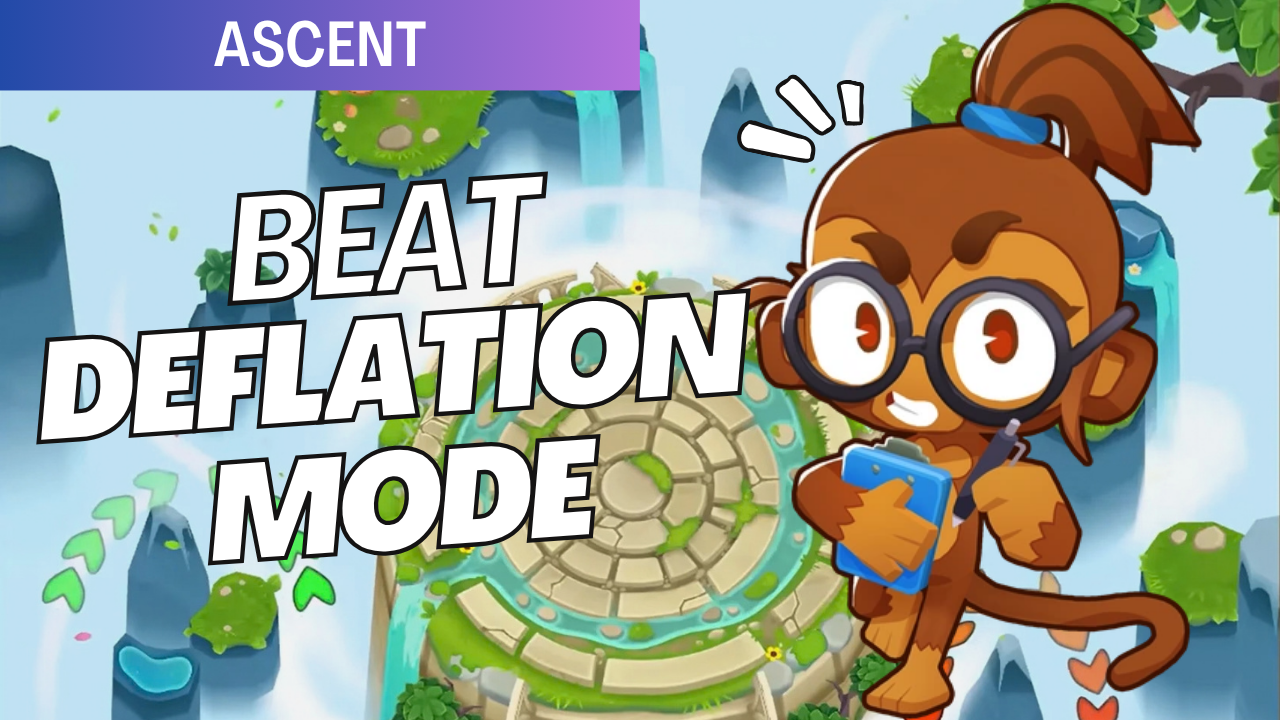 Beat Deflation on Ascent! Build a cost-efficient defense with your limited starting cash and take advantage of Ascent’s long paths to survive every round.