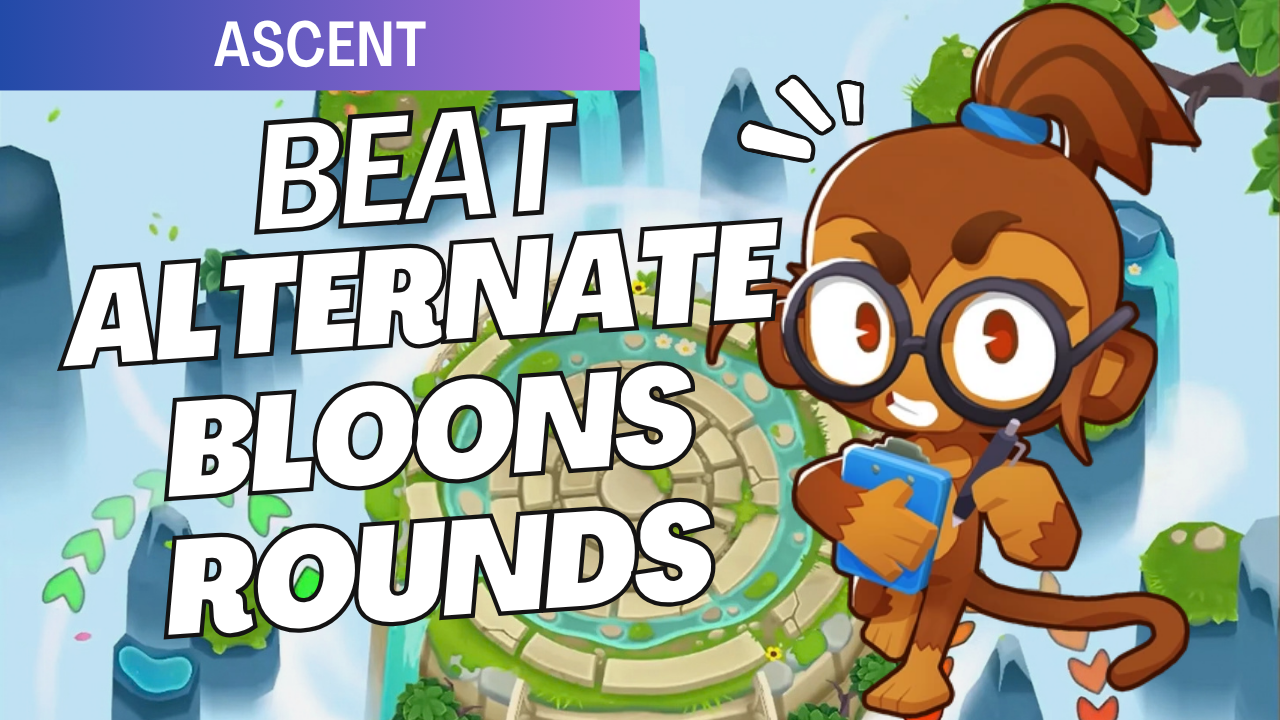 Beat Alternate Bloons Rounds on Ascent! Prepare for early Camo and Lead Bloons, stronger Fortified MOABs, and unpredictable waves while taking advantage of Ascent’s exceptionally long paths.
