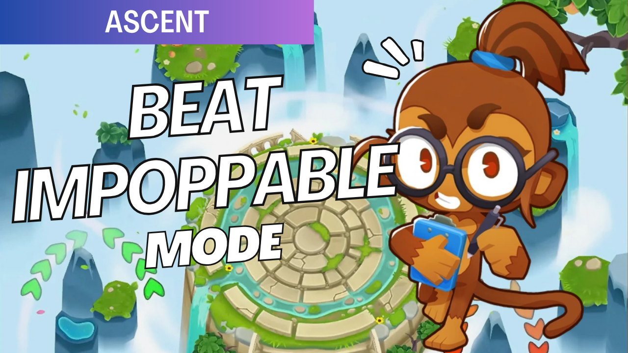 Beat Impoppable on Ascent! Manage the higher tower costs, survive with only one life, and take advantage of Ascent’s exceptionally long paths to defeat the BAD on Round 100.