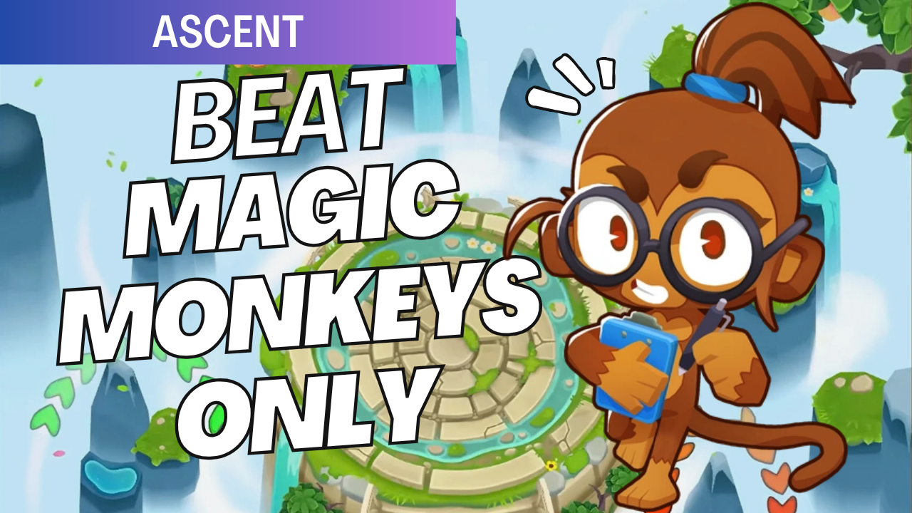 Beat Magic Monkeys Only on Ascent! Use powerful Wizards, Ninjas, Druids, and Alchemists while taking advantage of Ascent’s exceptionally long paths to handle every round.